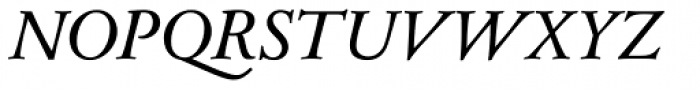 Columbus MT Italic Font UPPERCASE
