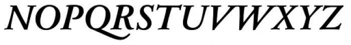 Columbus MT SemiBold Italic Font UPPERCASE