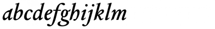 Columbus Pro SemiBold Italic Font LOWERCASE
