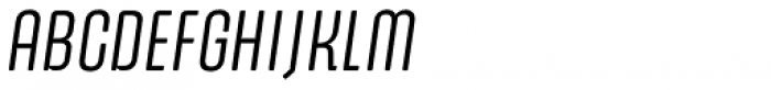 Column Sans Light Italic Font UPPERCASE