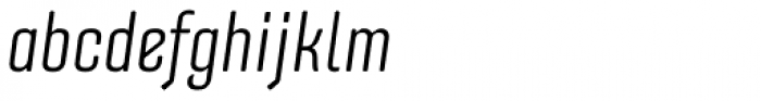 Column Sans Light Italic Font LOWERCASE