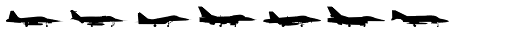 Combat Dingbats Air Font LOWERCASE