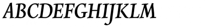 Combi Italic Medium Font UPPERCASE