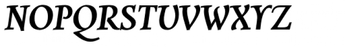 Combi Italic SemiBold Font UPPERCASE