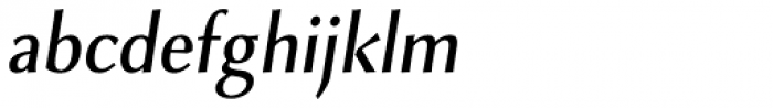 Combi Sans Medium Oblique Font LOWERCASE