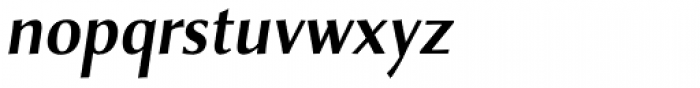 Combi Sans SemiBold Oblique Font LOWERCASE