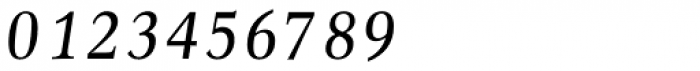 Combi Serif Book Oblique Font OTHER CHARS
