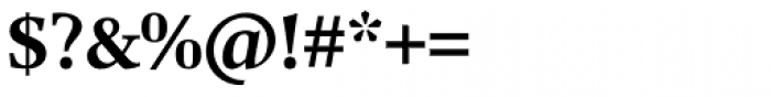 Combi Serif SemiBold Font OTHER CHARS