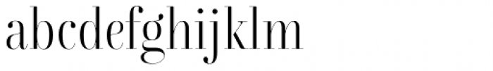Combinado Serif Light Font LOWERCASE