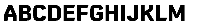 Comeback Sans Black Font UPPERCASE