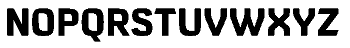 Comeback Sans Black Font UPPERCASE