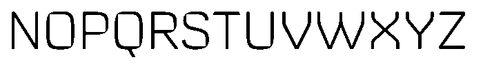 Comeback Sans Light Font UPPERCASE