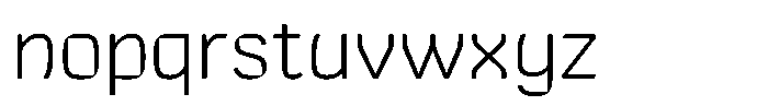 Comeback Sans Light Font LOWERCASE
