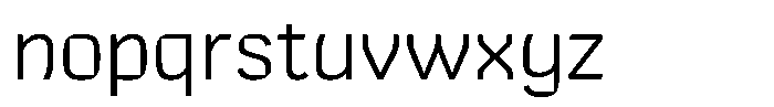 Comeback Sans Regular Font LOWERCASE