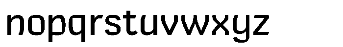 Comeback Sans Semi Bold Font LOWERCASE