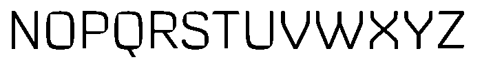 Comeback Sans Variable Light Font UPPERCASE