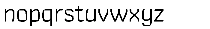 Comeback Sans Variable Light Font LOWERCASE