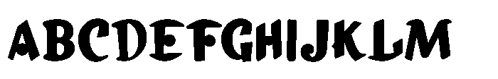 Comedy Time JNL Regular Font UPPERCASE