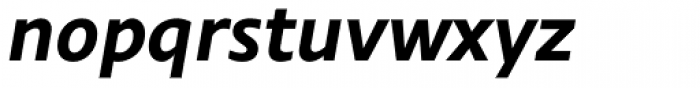 Comenia Sans Bold Italic Font LOWERCASE