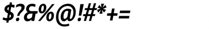 Comenia Sans Cond Medium Italic Font OTHER CHARS