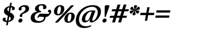 Comenia Serif Pro Bold Italic Font OTHER CHARS