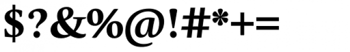 Comenia Serif Pro Bold Font OTHER CHARS