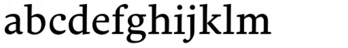 Comenia Serif Pro Font LOWERCASE