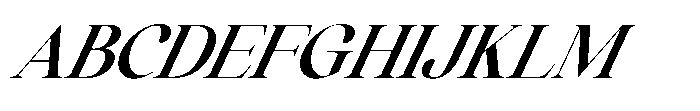 Comethrue Bold Condensed Italic Font UPPERCASE
