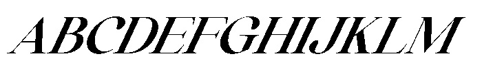 Comethrue Bold Italic Font UPPERCASE