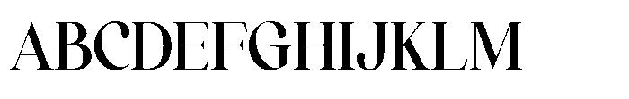 Comethrue Bold Ultra Condensed Font UPPERCASE