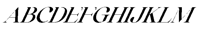 Comethrue Demi Bold Italic Font UPPERCASE