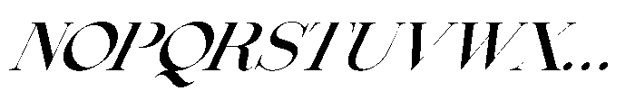 Comethrue Demi Bold Italic Font UPPERCASE