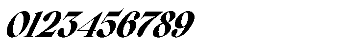 Comethrue Heavy Condensed Italic Font OTHER CHARS