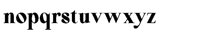 Comethrue Heavy Condensed Font LOWERCASE