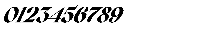Comethrue Heavy Italic Font OTHER CHARS