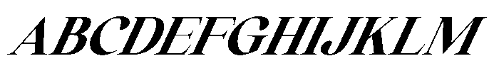 Comethrue Heavy Italic Font UPPERCASE