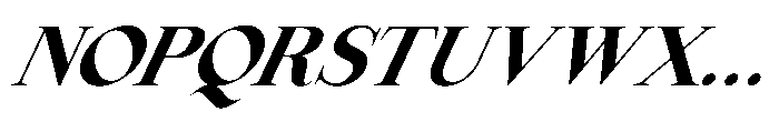 Comethrue Heavy Italic Font UPPERCASE