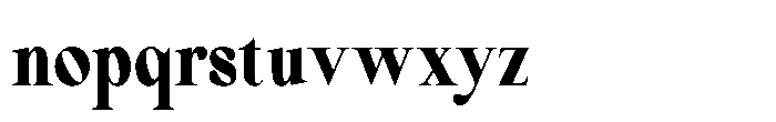 Comethrue Heavy Ultra Condensed Font LOWERCASE
