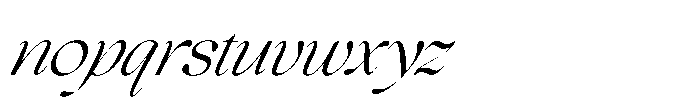 Comethrue Light Condensed Italic Font LOWERCASE