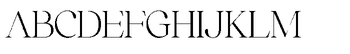 Comethrue Light Condensed Font UPPERCASE