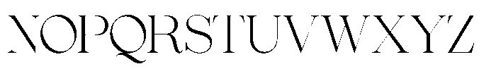 Comethrue Light Condensed Font UPPERCASE