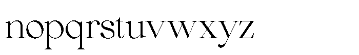 Comethrue Light Condensed Font LOWERCASE