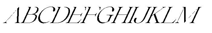 Comethrue Light Italic Font UPPERCASE