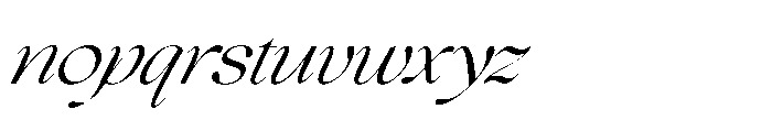 Comethrue Light Italic Font LOWERCASE