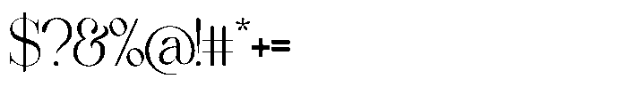 Comethrue Light Ultra Condensed Font OTHER CHARS