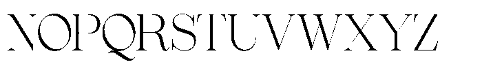 Comethrue Light Ultra Condensed Font UPPERCASE