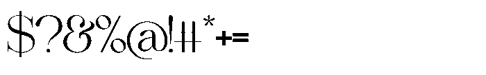 Comethrue Light Font OTHER CHARS