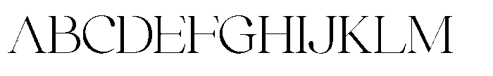 Comethrue Light Font UPPERCASE