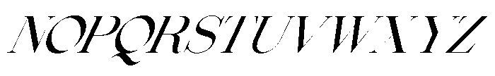 Comethrue Medium Condensed Italic Font UPPERCASE