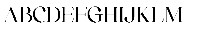 Comethrue Medium Condensed Font UPPERCASE